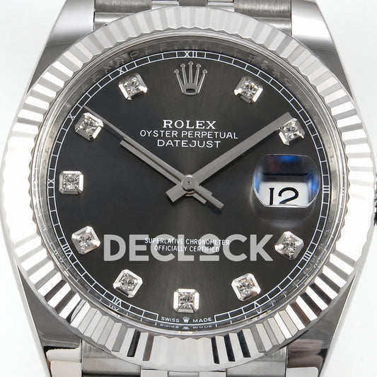 Rolex Datejust 41 126334 Grey Diamonds Jubilee Clean Plus JH3235 V2