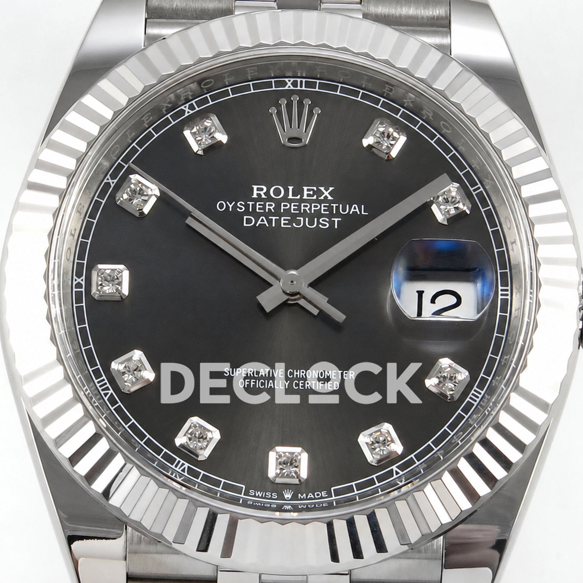 Rolex Datejust 41 126334 Grey Diamonds Jubilee Clean Plus JH3235 V2