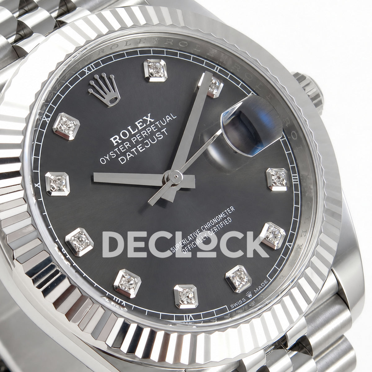 Rolex Datejust 41 126334 Grey Diamonds Jubilee Clean Plus JH3235 V2