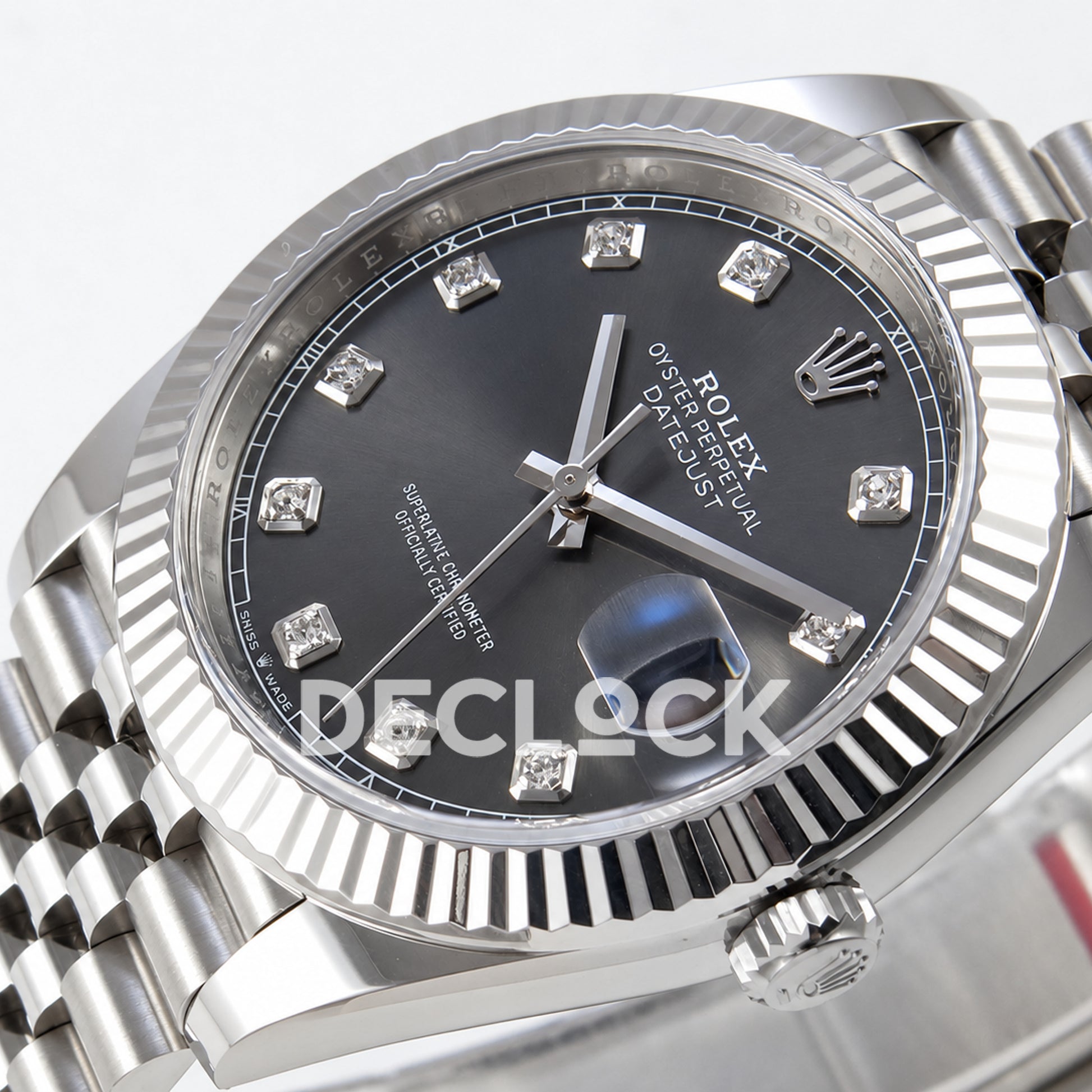 Rolex Datejust 41 126334 Grey Diamonds Jubilee Clean Plus JH3235 V2