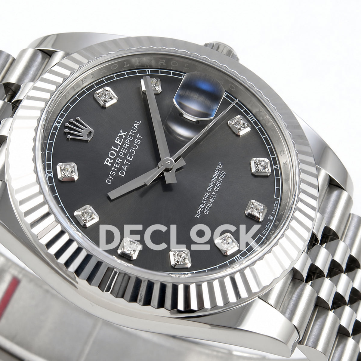 Rolex Datejust 41 126334 Grey Diamonds Jubilee Clean Plus JH3235 V2