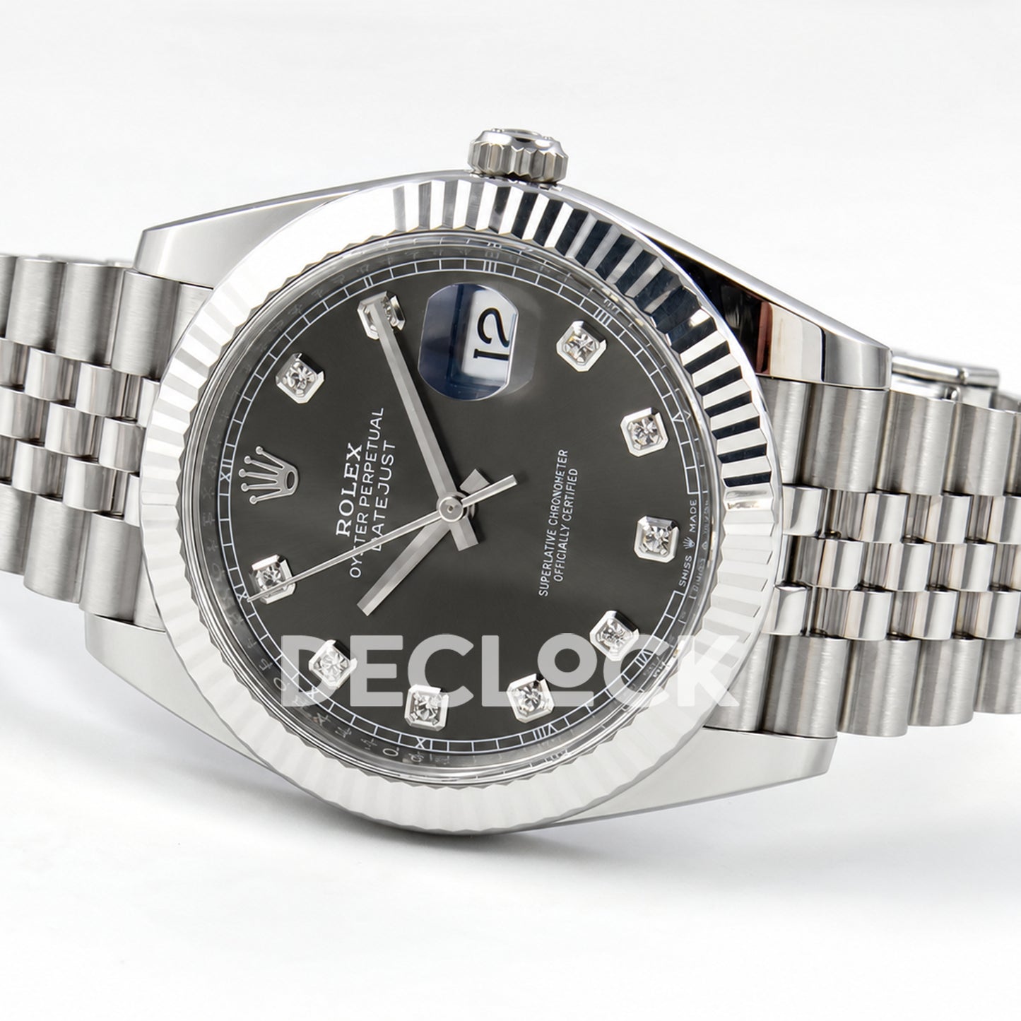 Rolex Datejust 41 126334 Grey Diamonds Jubilee Clean Plus JH3235 V2