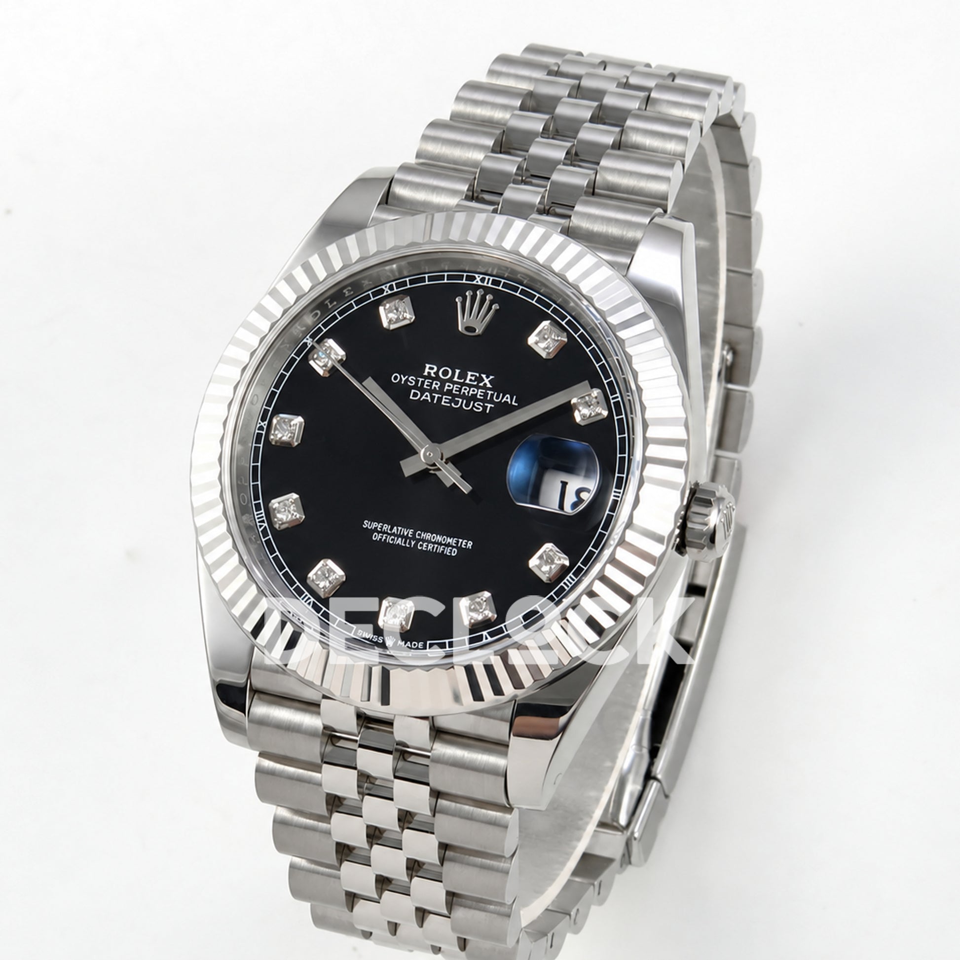 Rolex Datejust 41 126334 Black Diamonds Jubilee Clean Plus JH3235 V2