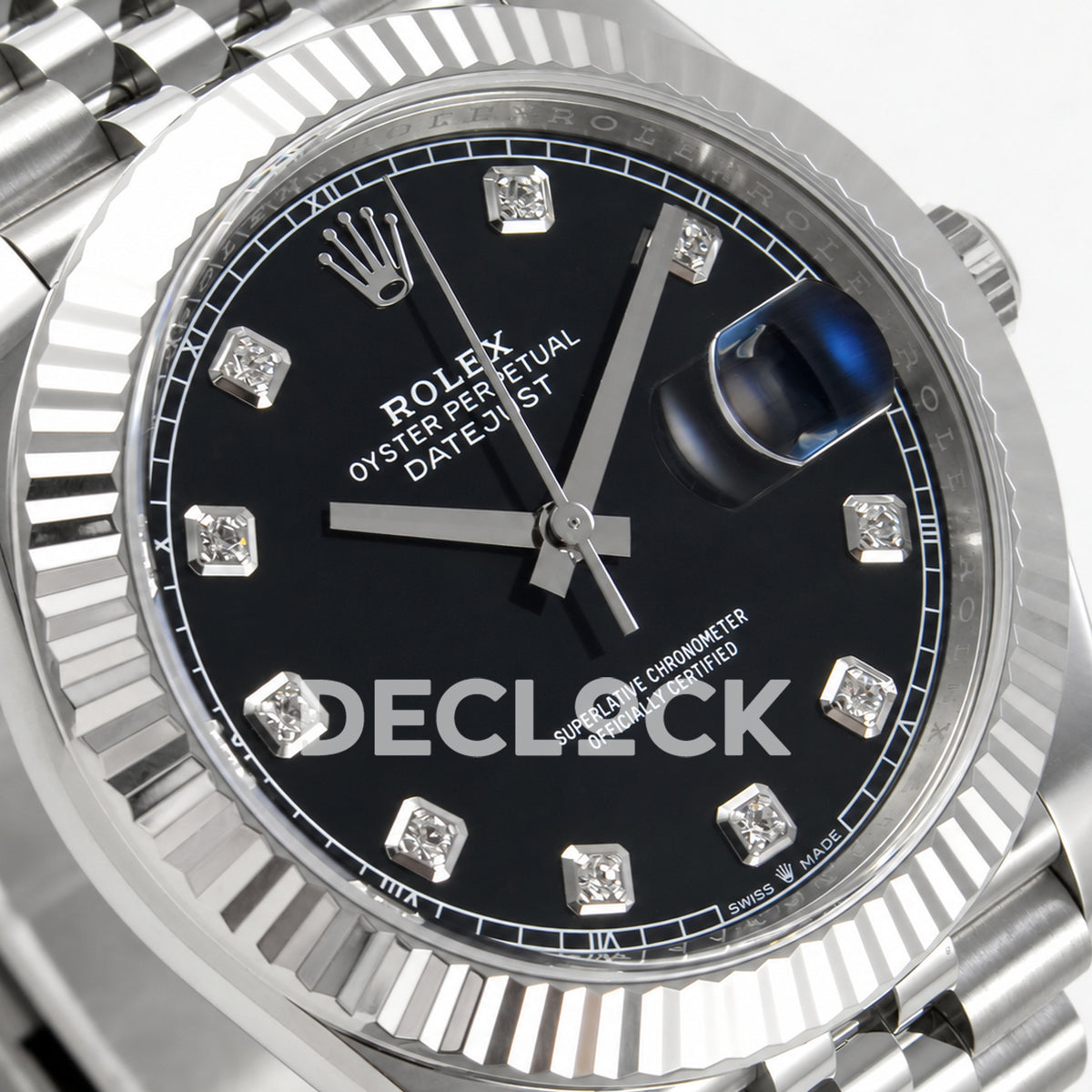 Rolex Datejust 41 126334 Black Diamonds Jubilee Clean Plus JH3235 V2