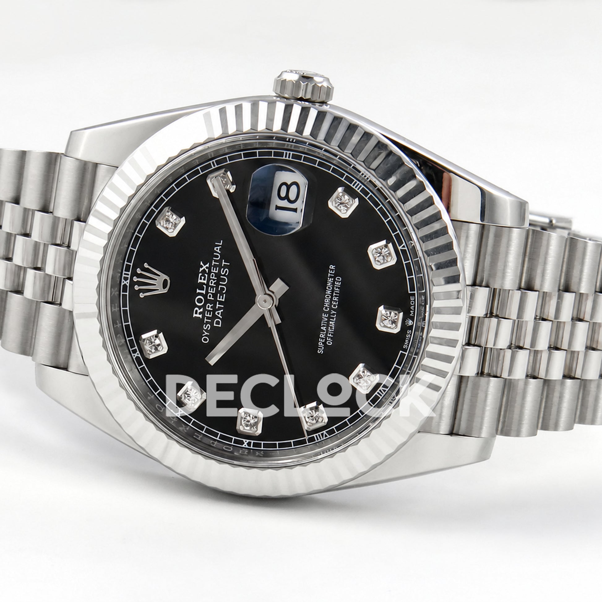 Rolex Datejust 41 126334 Black Diamonds Jubilee Clean Plus JH3235 V2