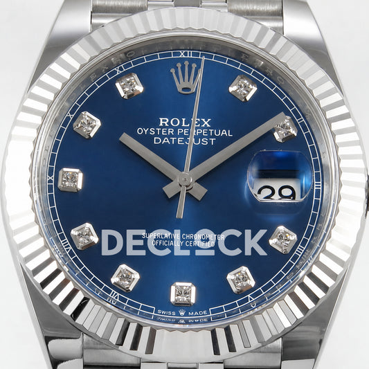 Rolex Datejust 41 126334 Blue Diamonds Jubilee Clean Plus JH3235 V2