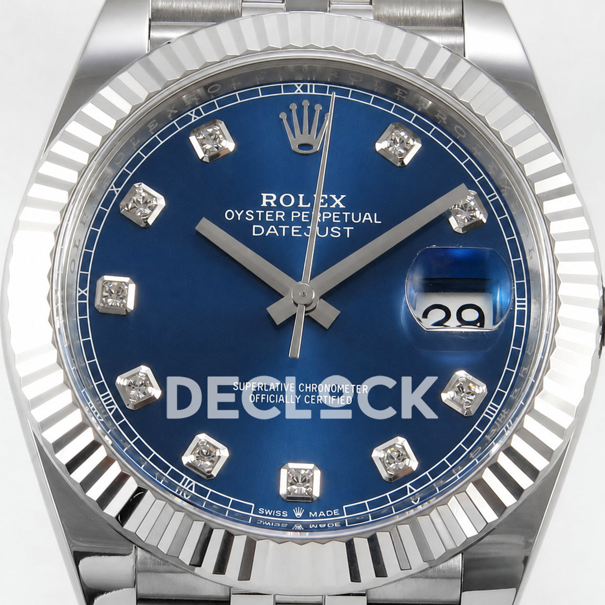 Rolex Datejust 41 126334 Blue Diamonds Jubilee Clean Plus JH3235 V2