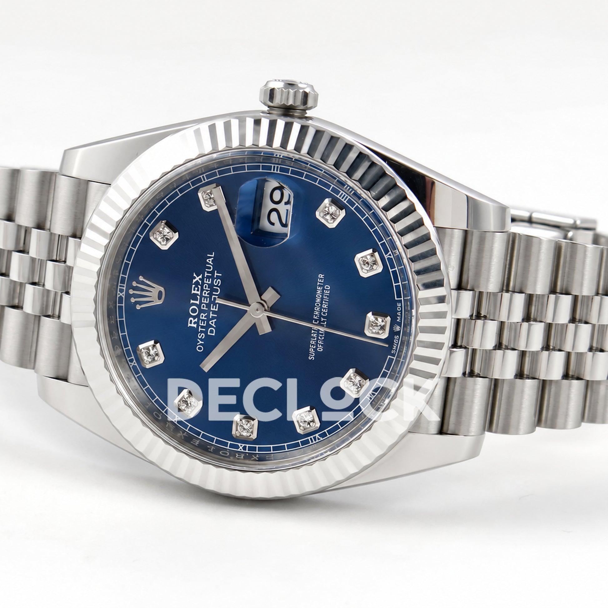 Rolex Datejust 41 126334 Blue Diamonds Jubilee Clean Plus JH3235 V2