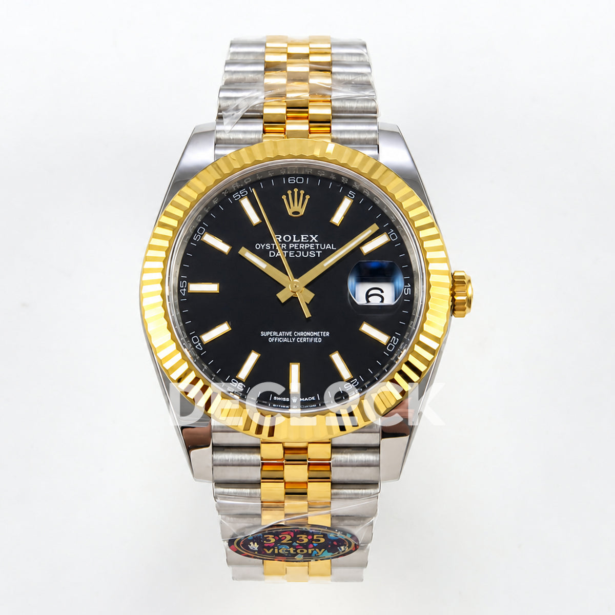 Rolex Datejust 41 126333 Black Stick Dial Jubilee VF DD3235