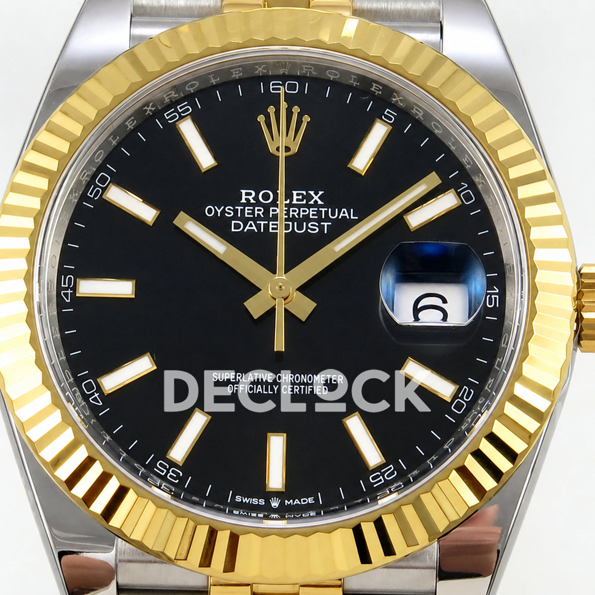 Rolex Datejust 41 126333 Black Stick Dial Jubilee VF DD3235