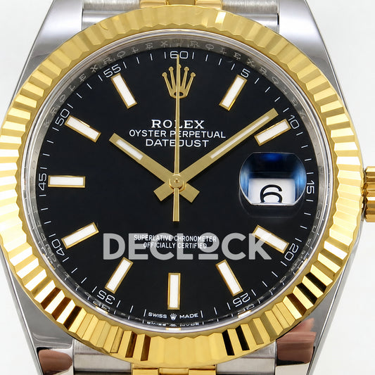 Rolex Datejust 41 126333 Black Stick Dial Jubilee VF DD3235