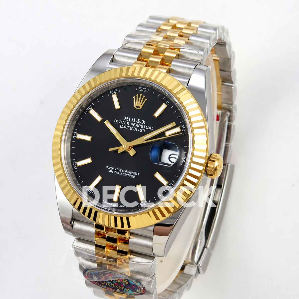 Rolex Datejust 41 126333 Black Stick Dial Jubilee VF DD3235
