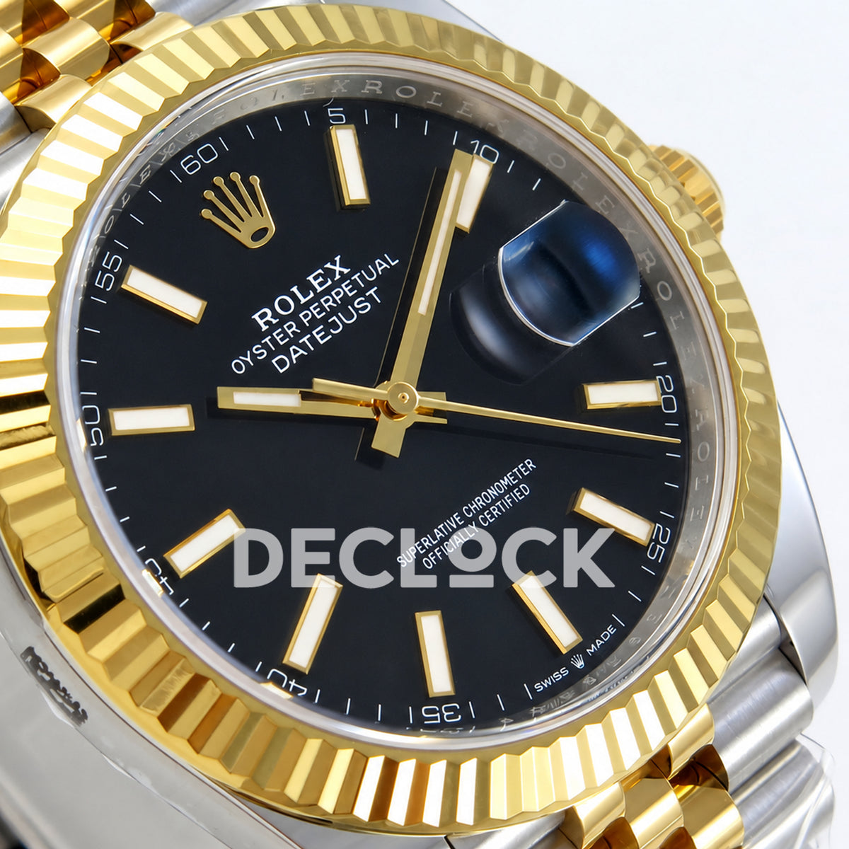 Rolex Datejust 41 126333 Black Stick Dial Jubilee VF DD3235