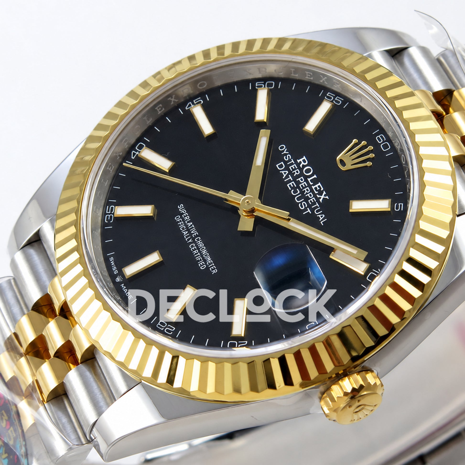 Rolex Datejust 41 126333 Black Stick Dial Jubilee VF DD3235
