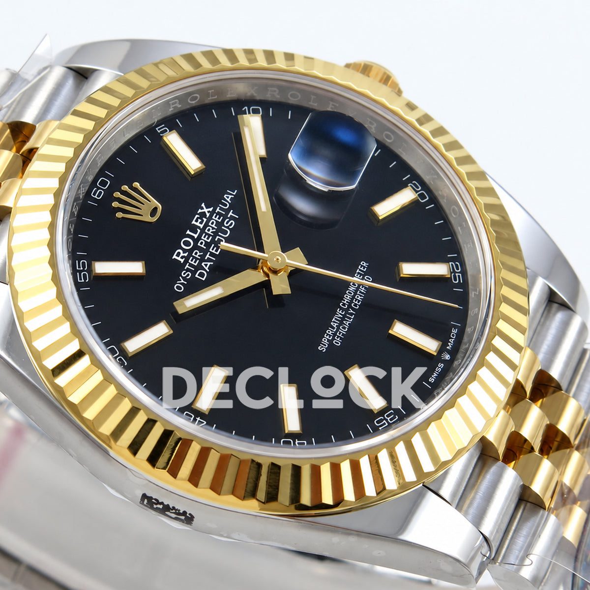 Rolex Datejust 41 126333 Black Stick Dial Jubilee VF DD3235