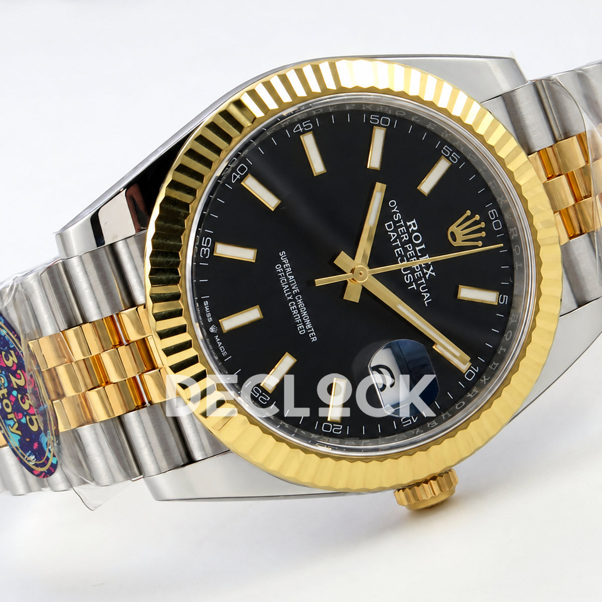 Rolex Datejust 41 126333 Black Stick Dial Jubilee VF DD3235