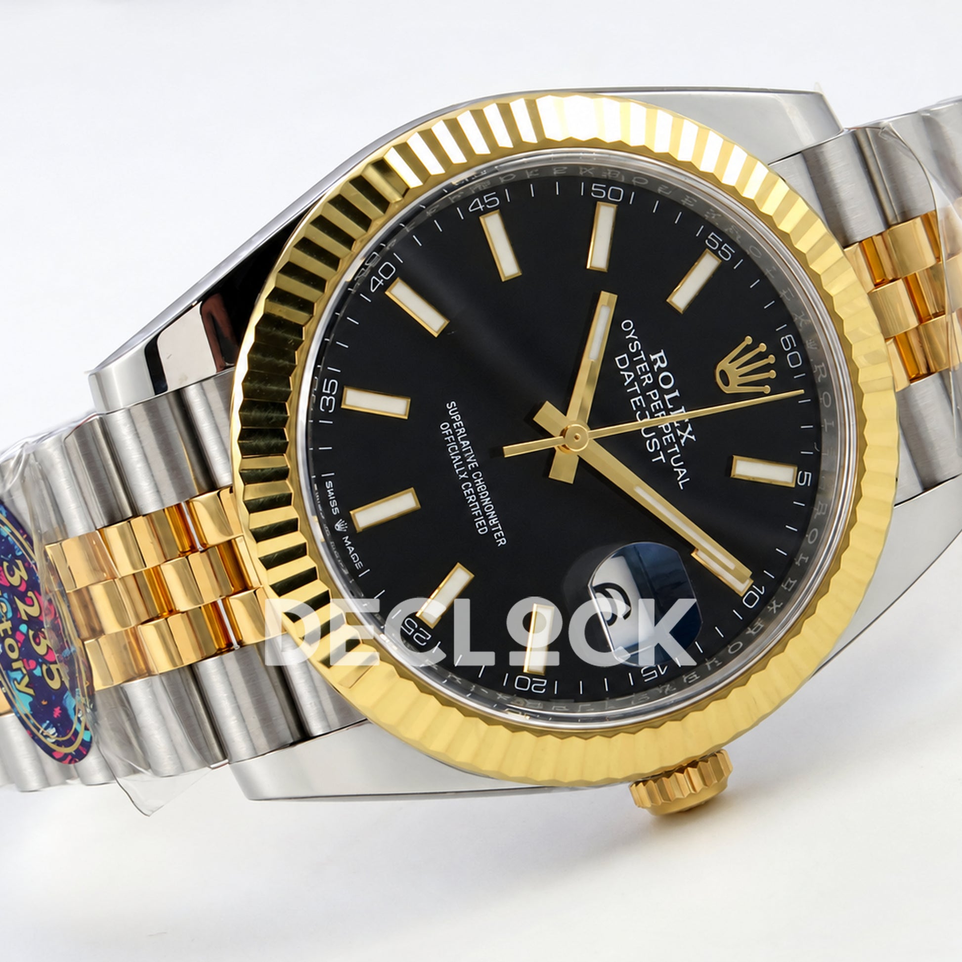 Rolex Datejust 41 126333 Black Stick Dial Jubilee VF DD3235