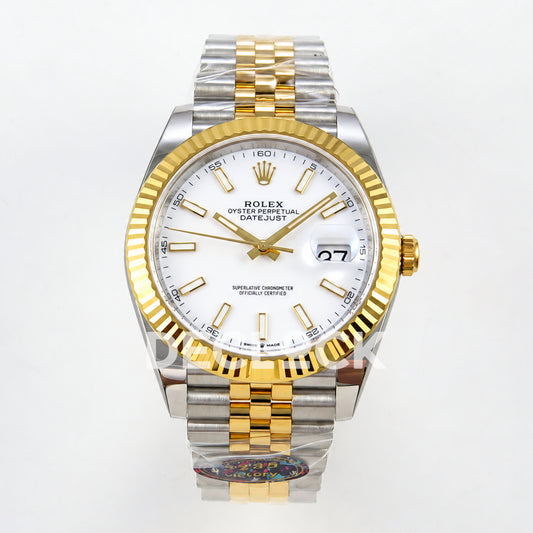 Rolex Datejust 41 126333 White Stick Dial Jubilee VF DD3235