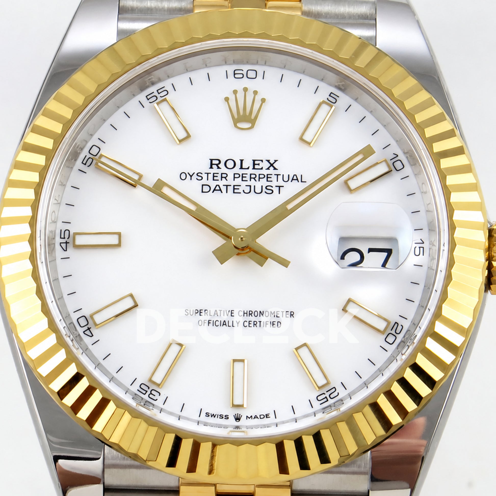 Rolex Datejust 41 126333 White Stick Dial Jubilee VF DD3235