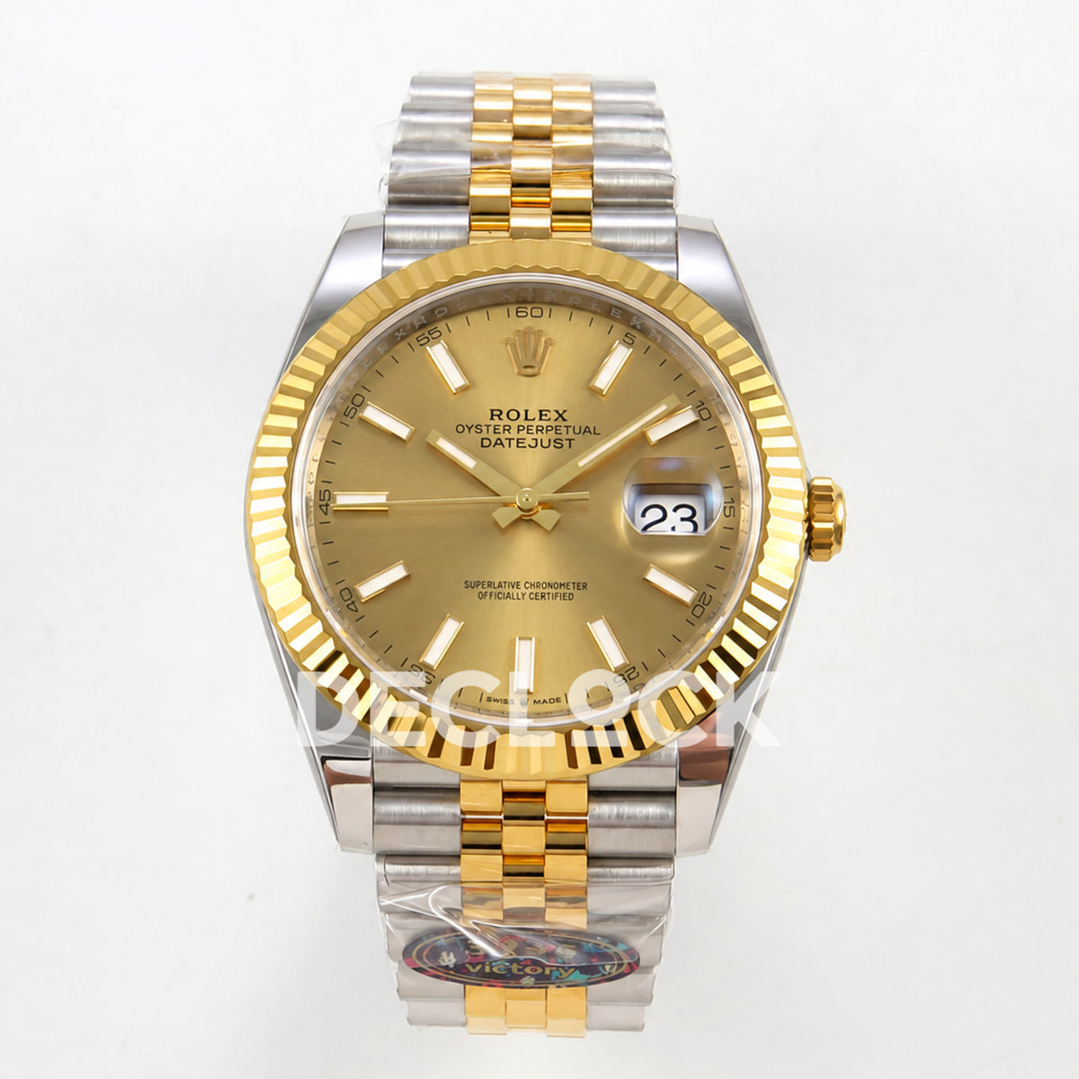 Rolex Datejust 41 126333 Yellow Gold Stick Dial Jubilee VF DD3235