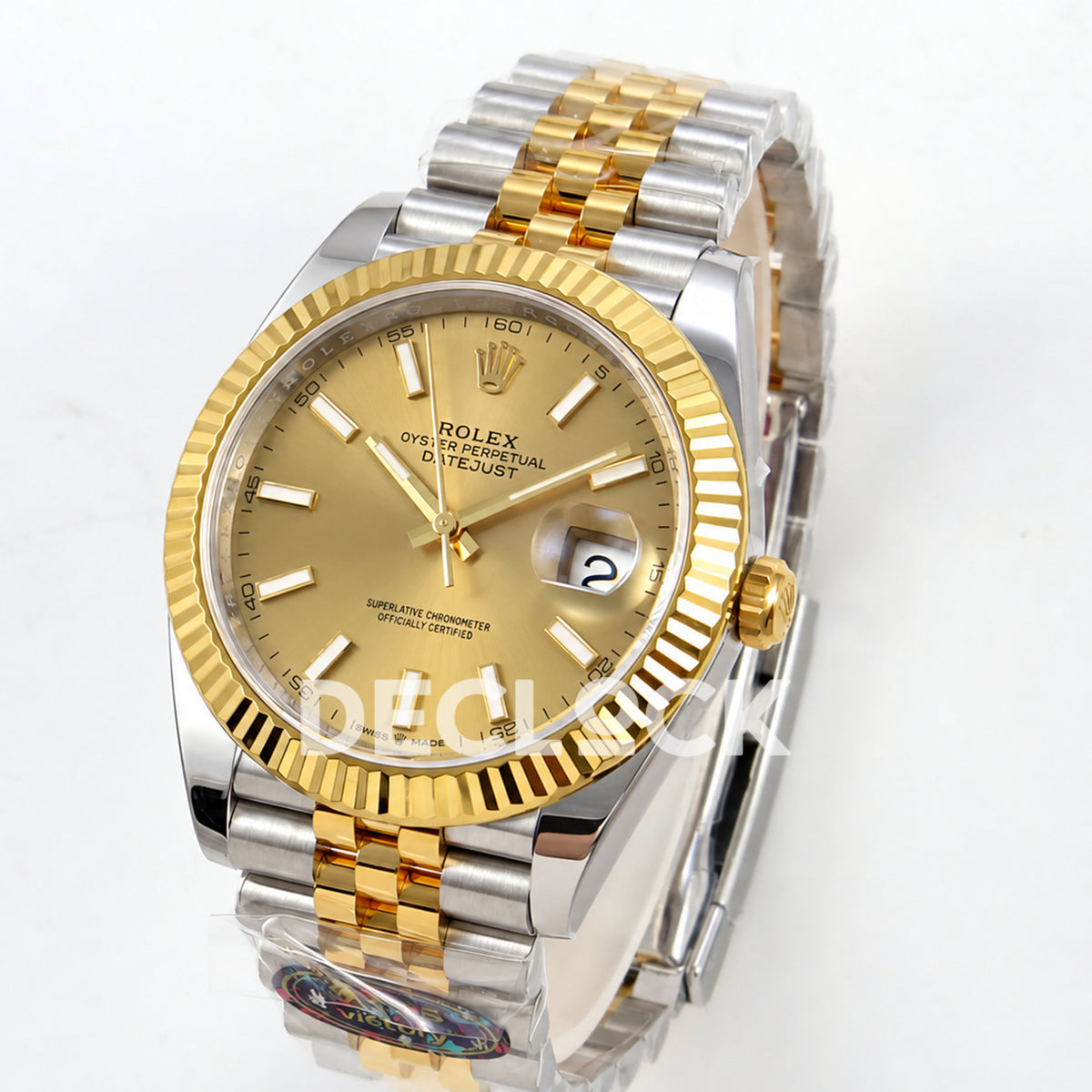 Rolex Datejust 41 126333 Yellow Gold Stick Dial Jubilee VF DD3235