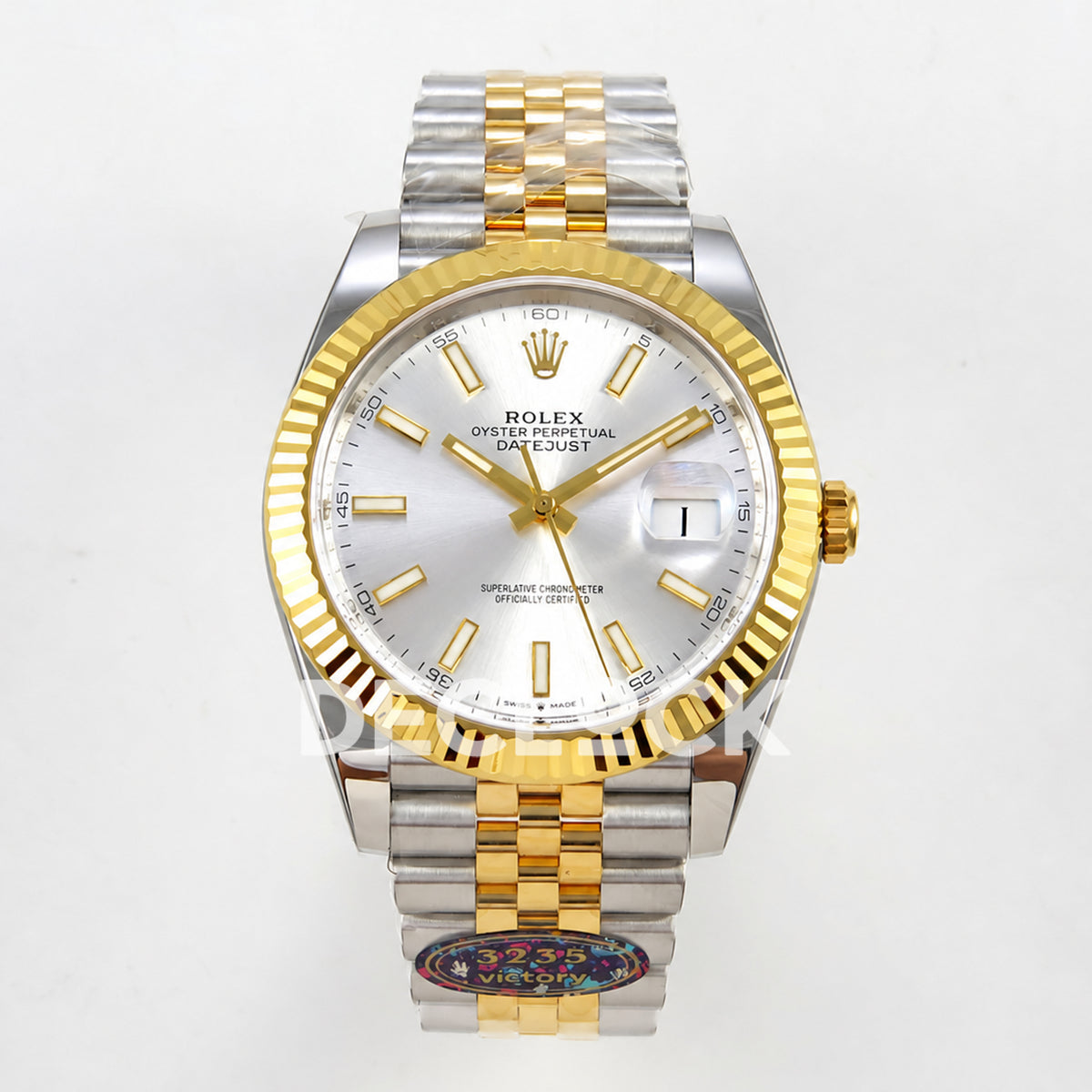 Rolex Datejust 41 126333 Silver Stick Dial Jubilee VF DD3235