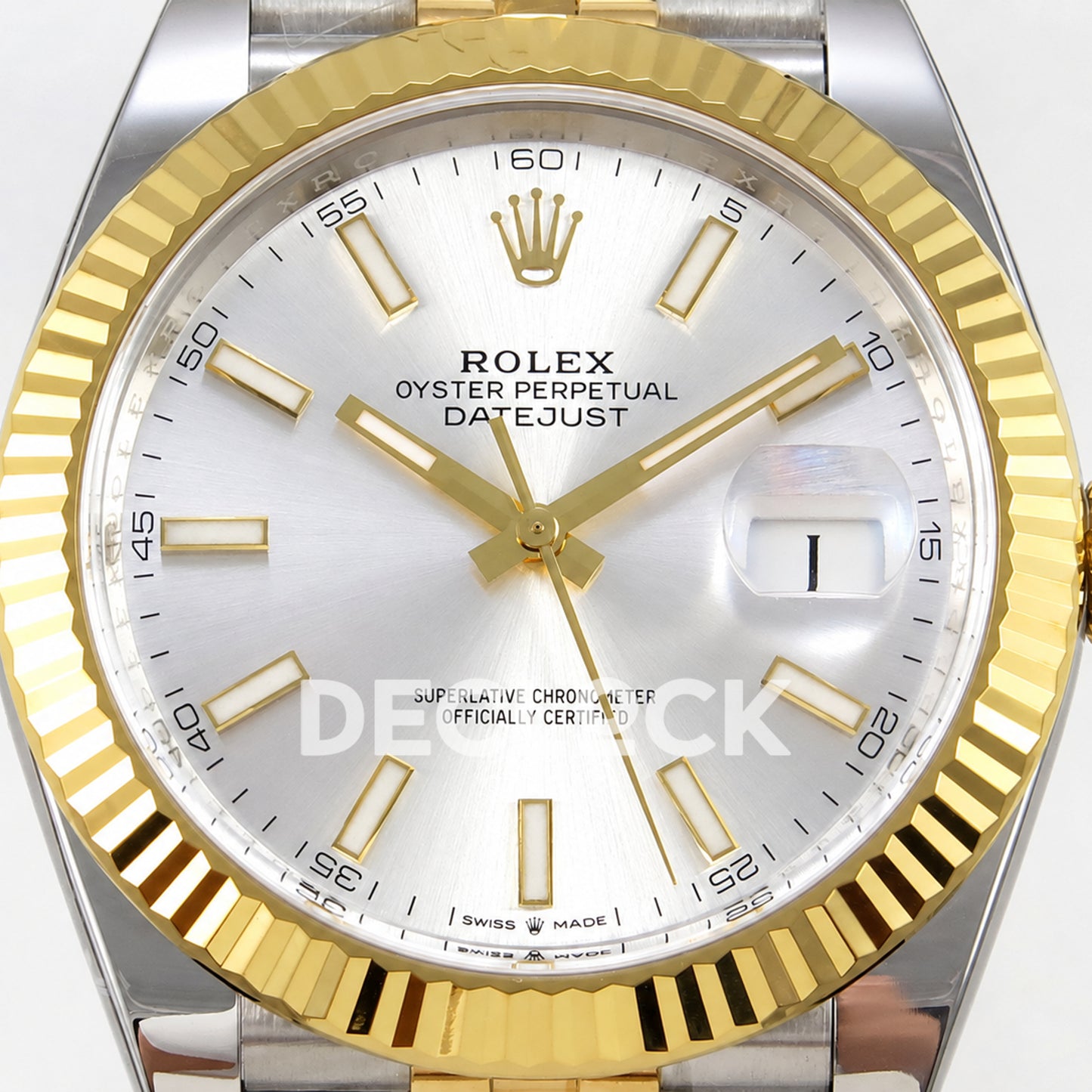 Rolex Datejust 41 126333 Silver Stick Dial Jubilee VF DD3235
