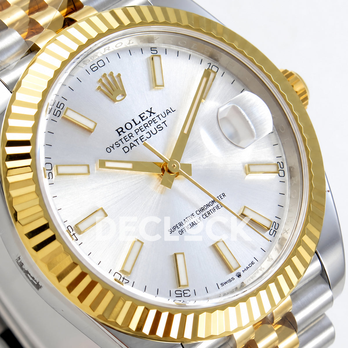 Rolex Datejust 41 126333 Silver Stick Dial Jubilee VF DD3235