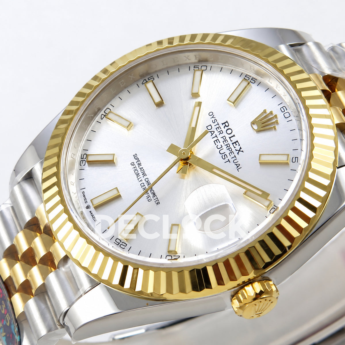 Rolex Datejust 41 126333 Silver Stick Dial Jubilee VF DD3235