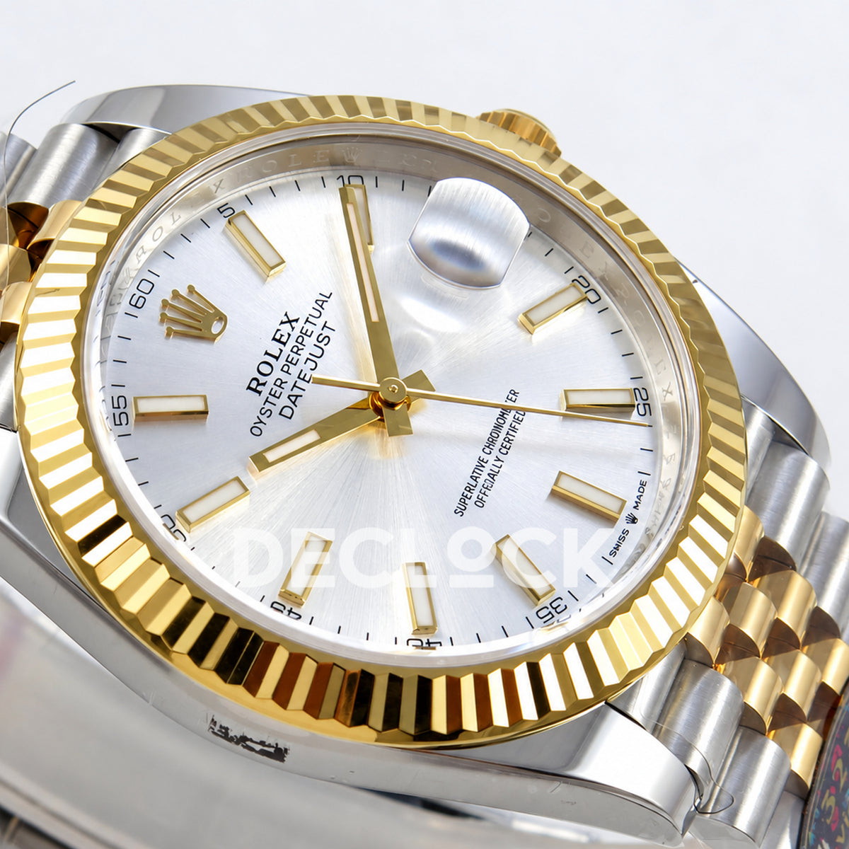 Rolex Datejust 41 126333 Silver Stick Dial Jubilee VF DD3235