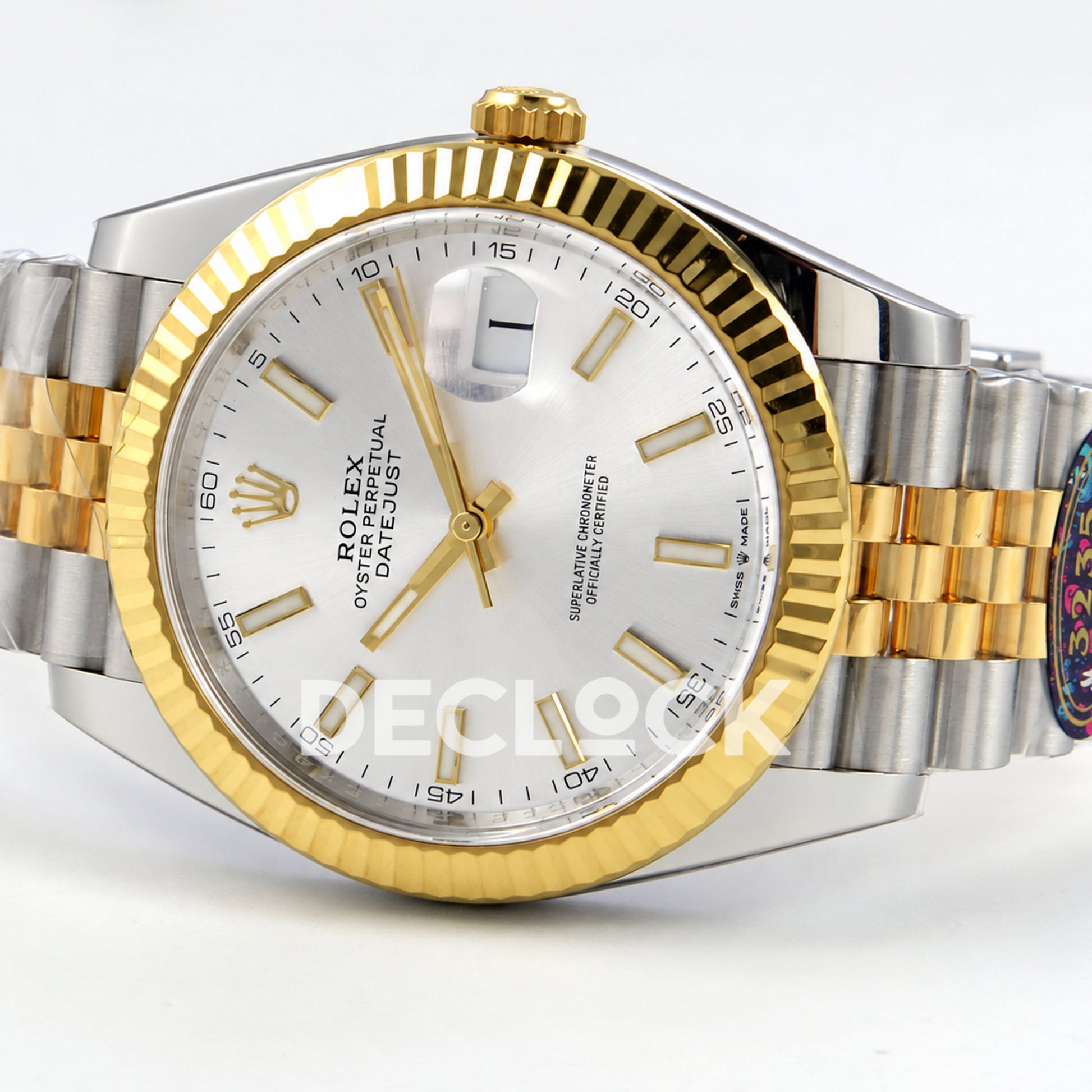 Rolex Datejust 41 126333 Silver Stick Dial Jubilee VF DD3235