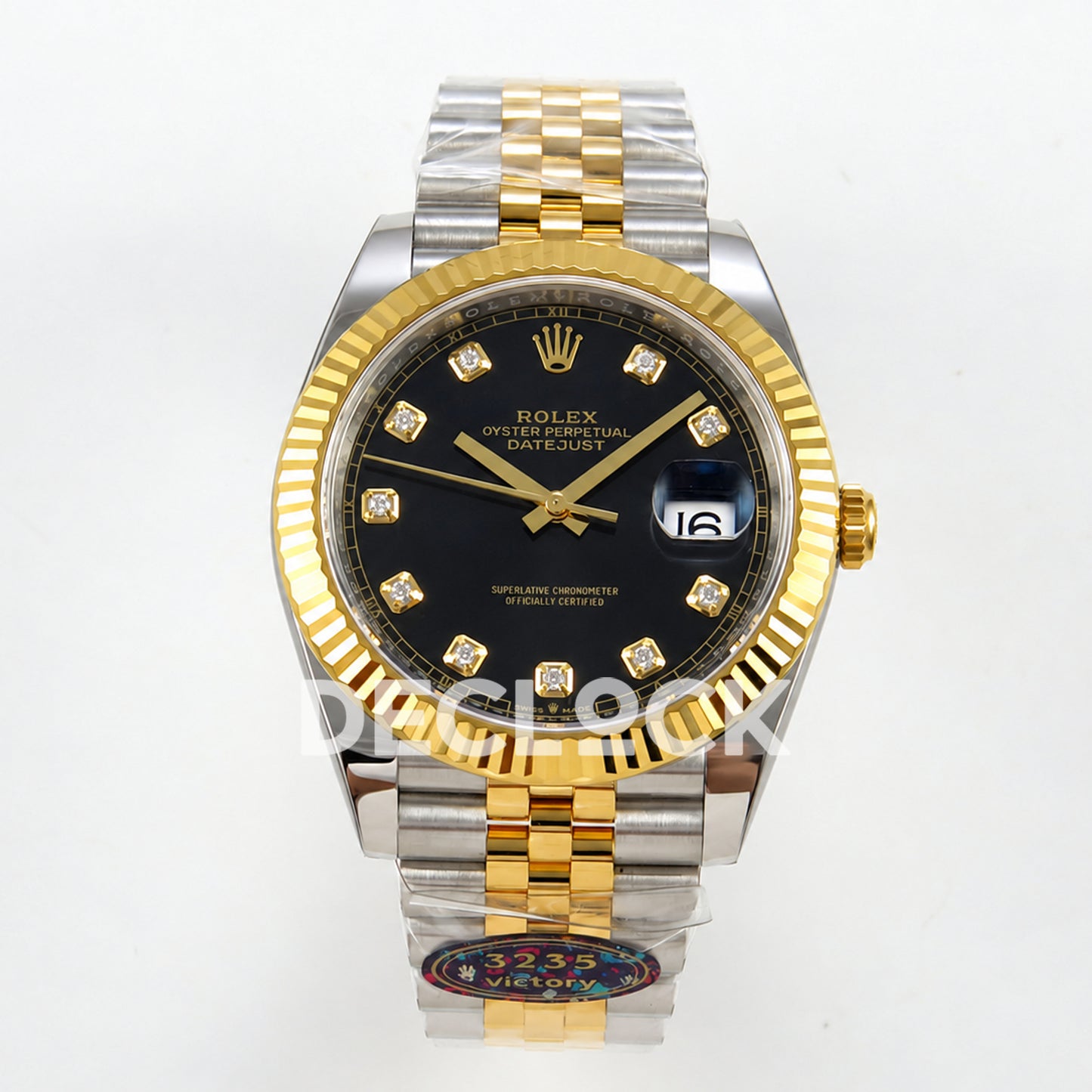 Rolex Datejust 41 126333 Black Diamonds Jubilee VF DD3235