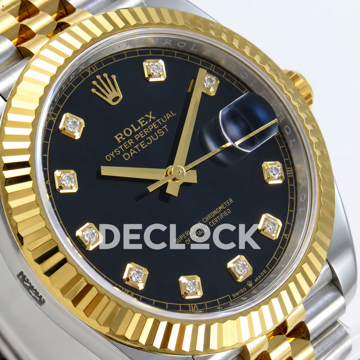 Rolex Datejust 41 126333 Black Diamonds Jubilee VF DD3235