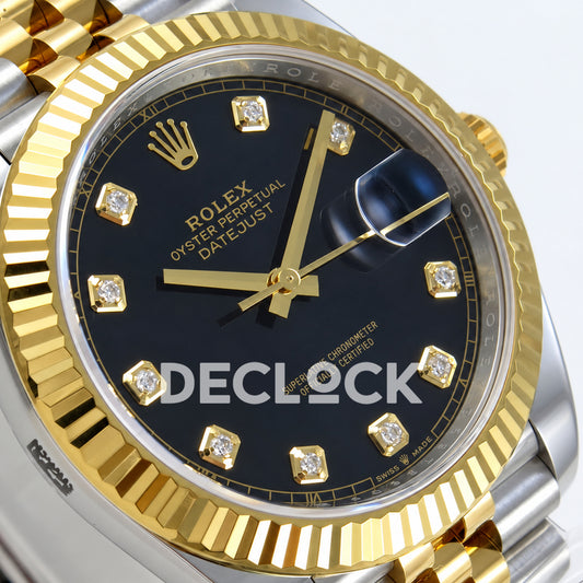 Rolex Datejust 41 126333 Black Diamonds Jubilee VF DD3235