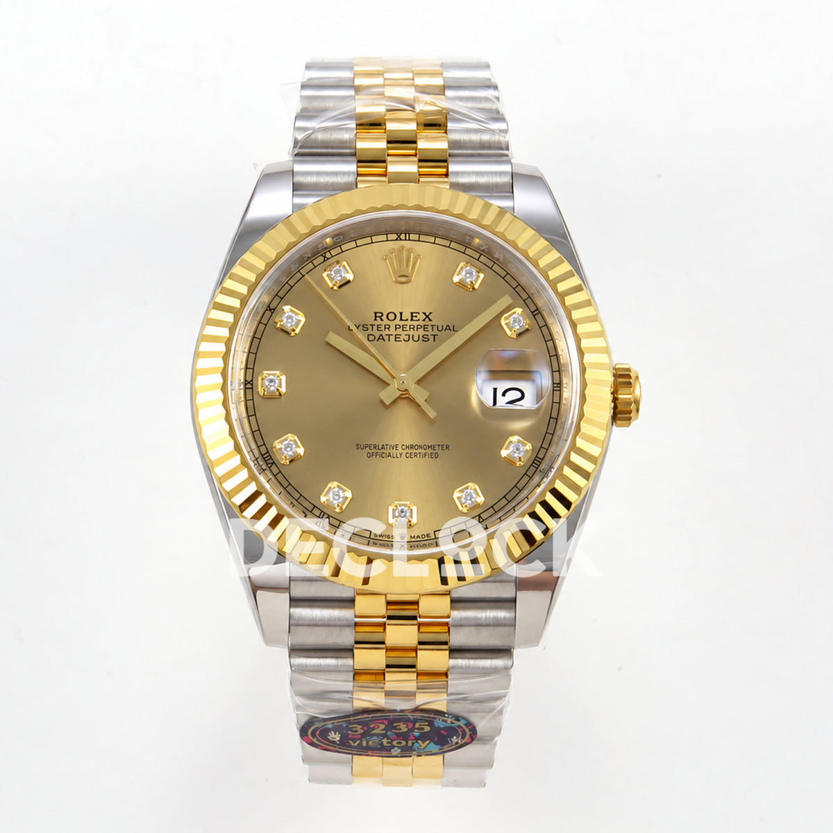 Rolex Datejust 41 126333 Yellow Gold Diamonds Jubilee VF DD3235