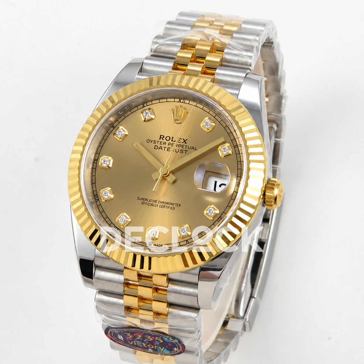 Rolex Datejust 41 126333 Yellow Gold Diamonds Jubilee VF DD3235