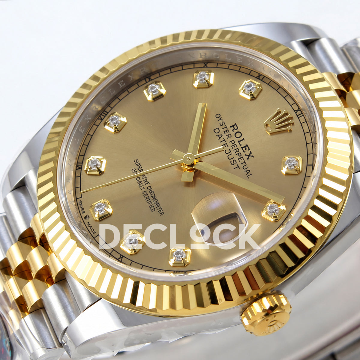 Rolex Datejust 41 126333 Yellow Gold Diamonds Jubilee VF DD3235