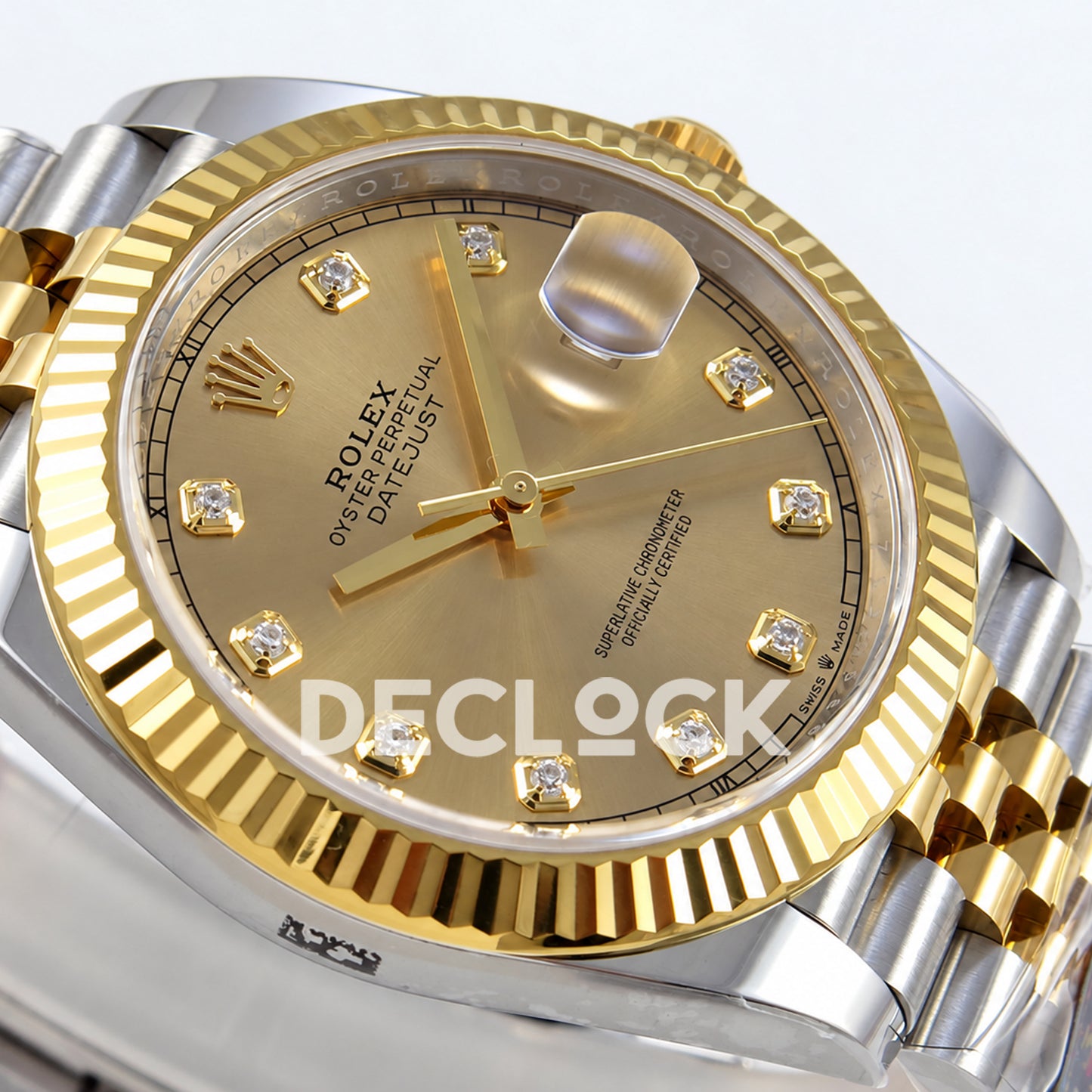 Rolex Datejust 41 126333 Yellow Gold Diamonds Jubilee VF DD3235