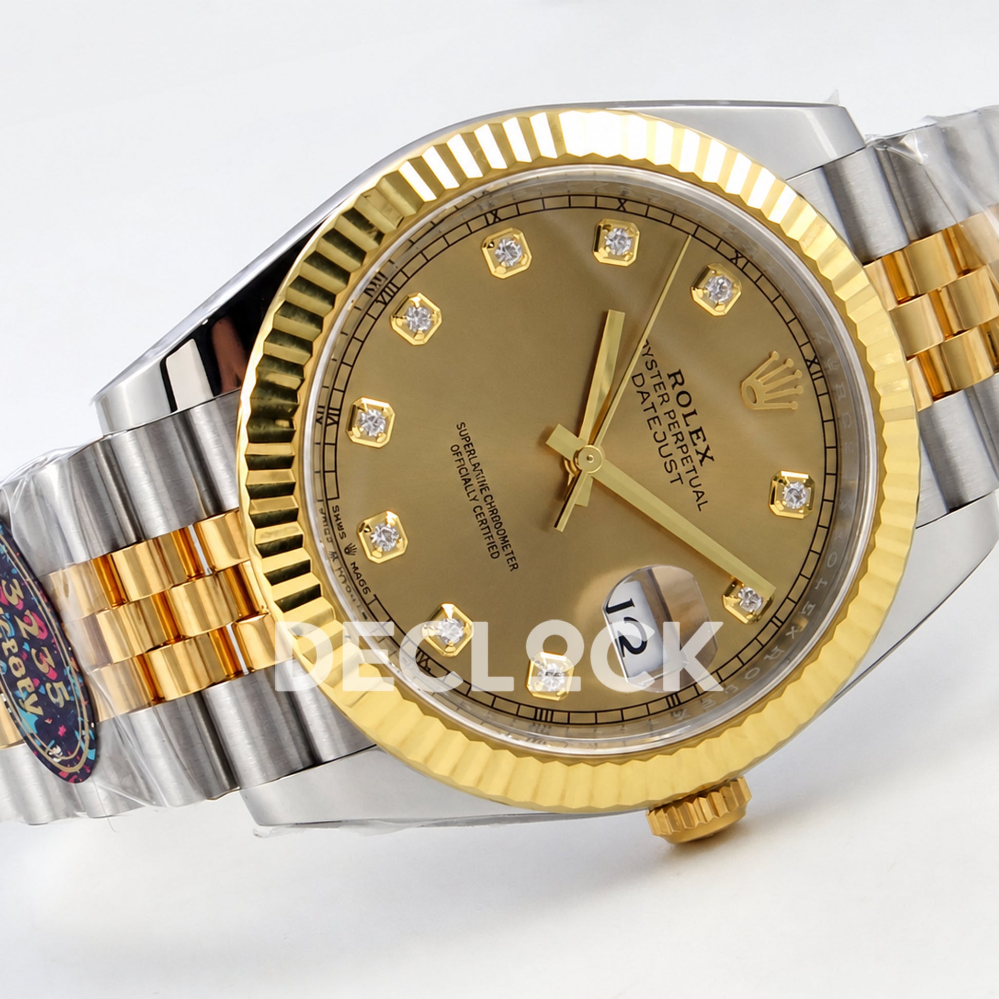 Rolex Datejust 41 126333 Yellow Gold Diamonds Jubilee VF DD3235
