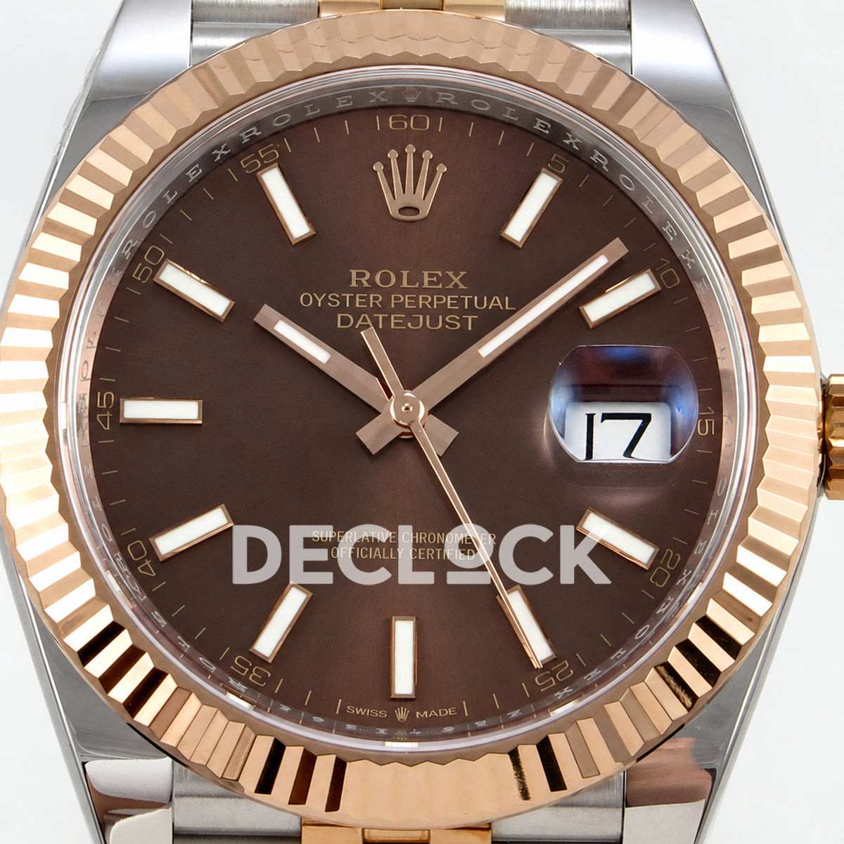 Rolex Datejust 41 126331 Brown Stick Dial Jubilee VF DD3235
