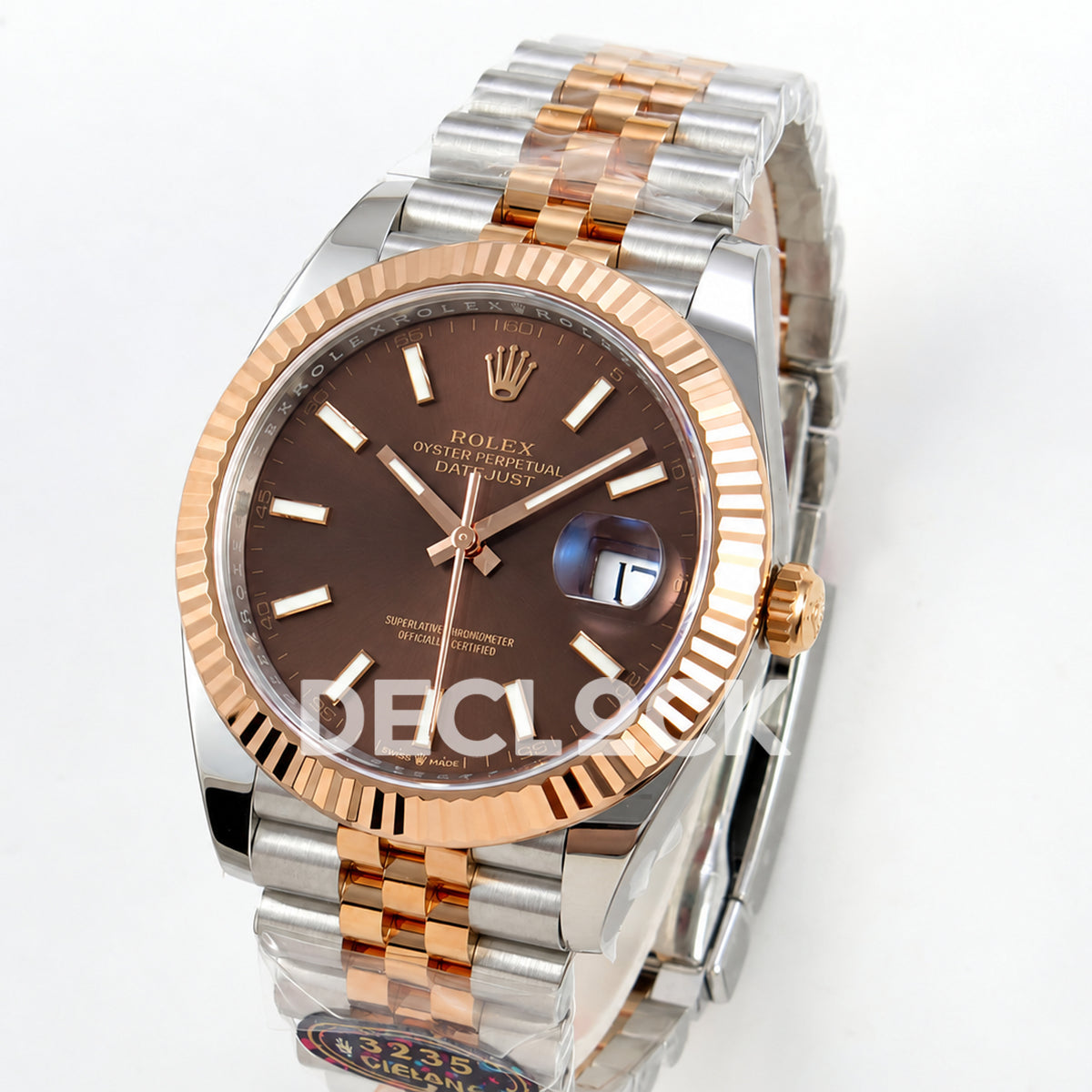 Rolex Datejust 41 126331 Brown Stick Dial Jubilee VF DD3235