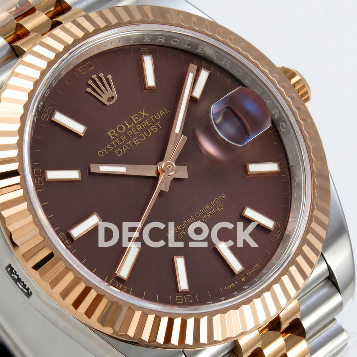 Rolex Datejust 41 126331 Brown Stick Dial Jubilee VF DD3235