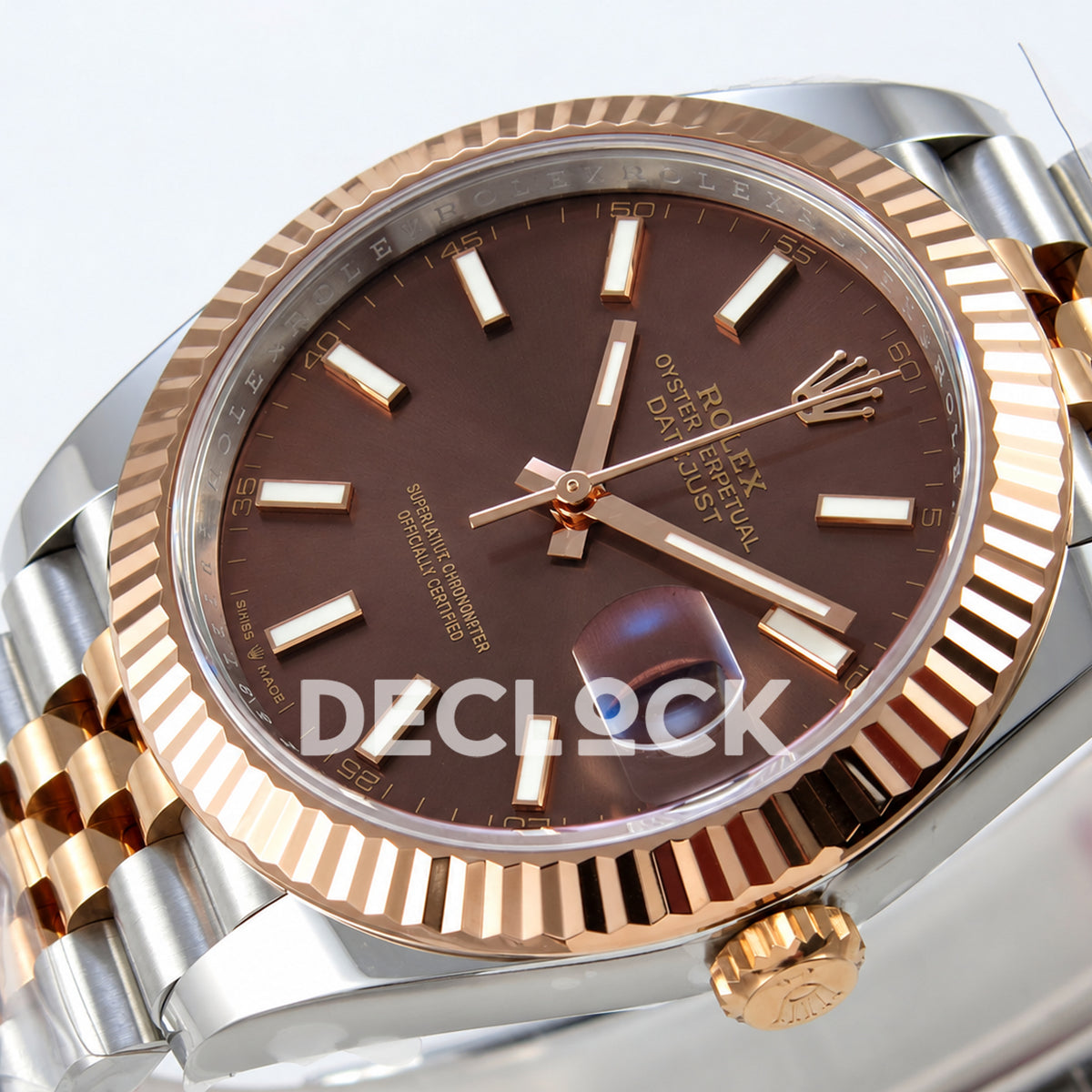 Rolex Datejust 41 126331 Brown Stick Dial Jubilee VF DD3235