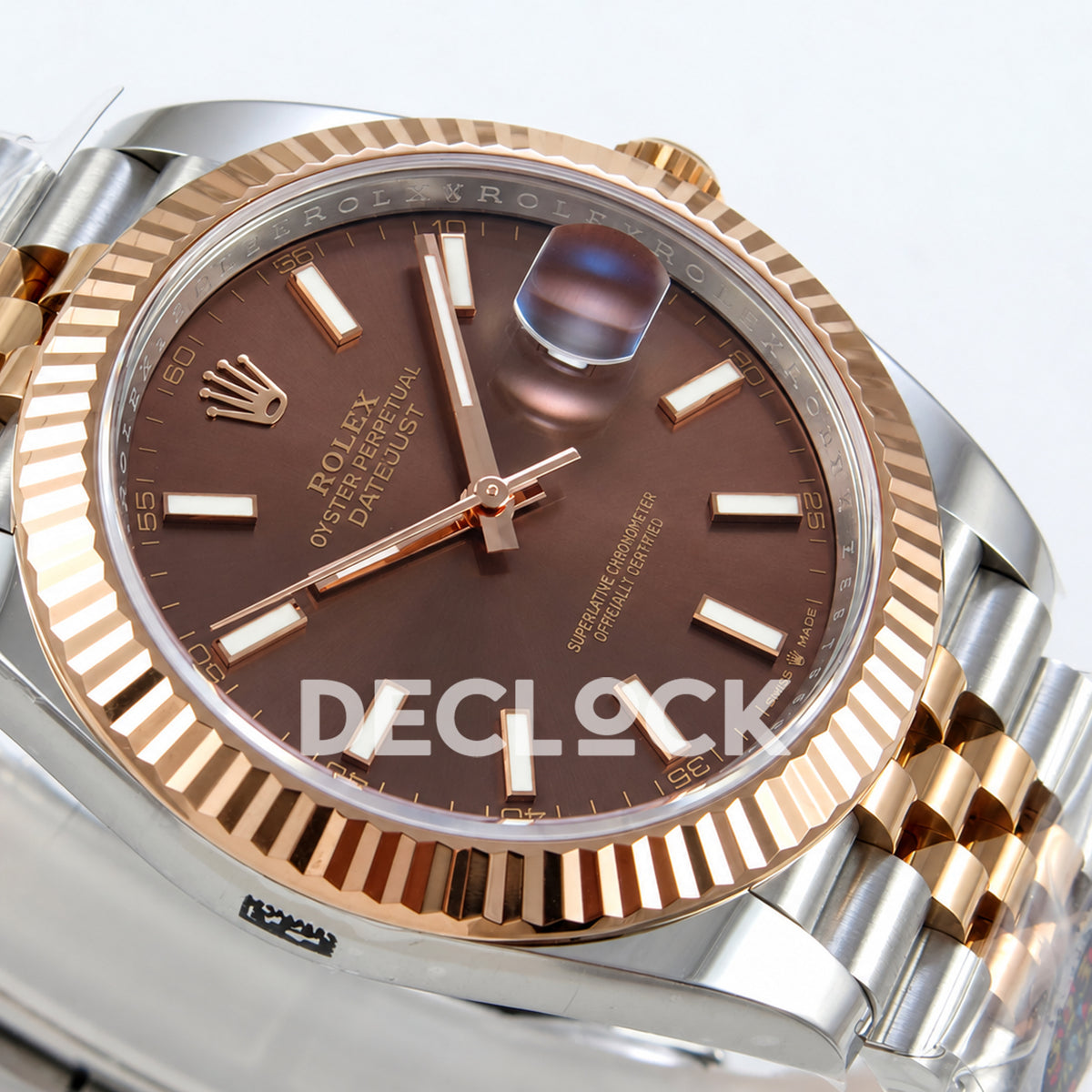Rolex Datejust 41 126331 Brown Stick Dial Jubilee VF DD3235