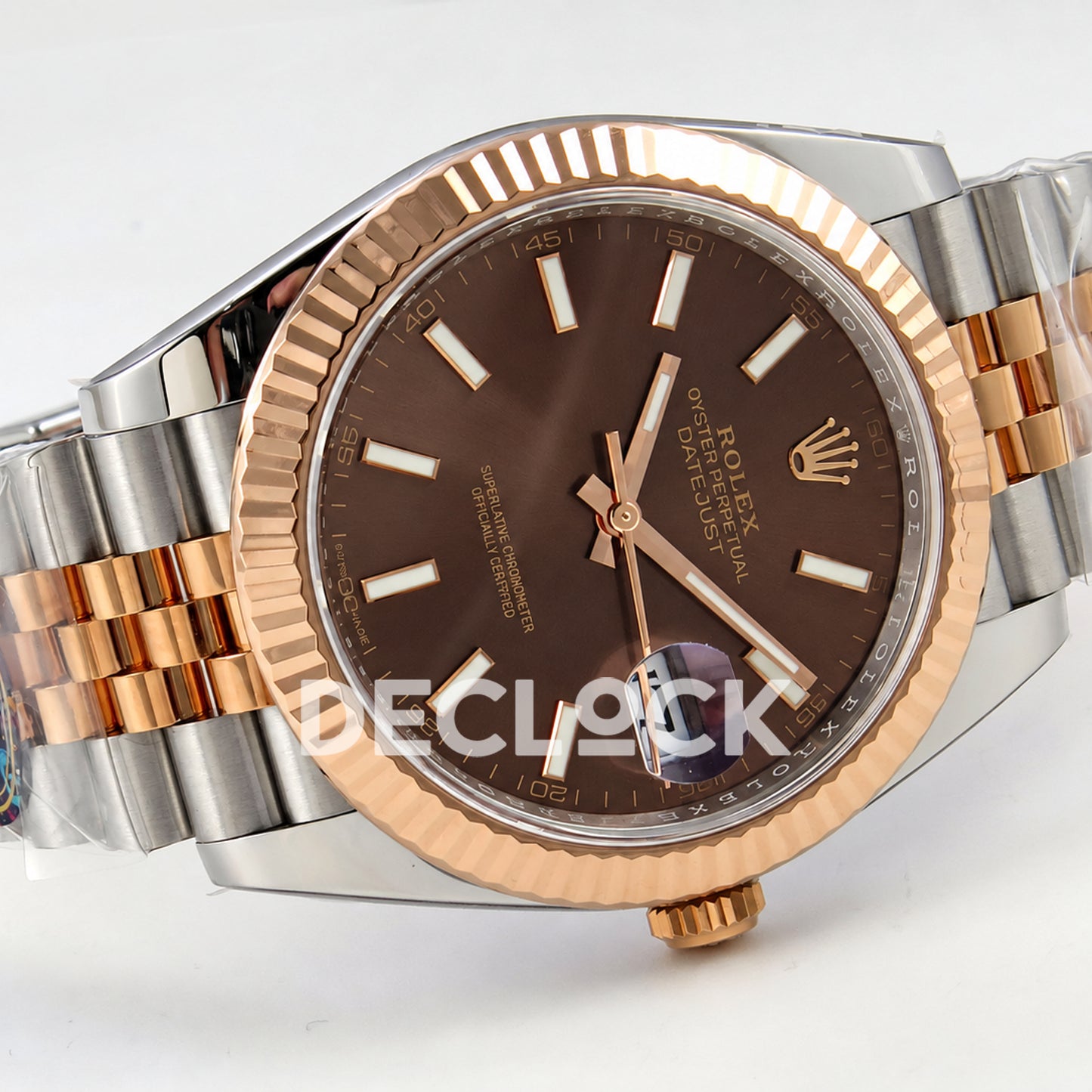 Rolex Datejust 41 126331 Brown Stick Dial Jubilee VF DD3235