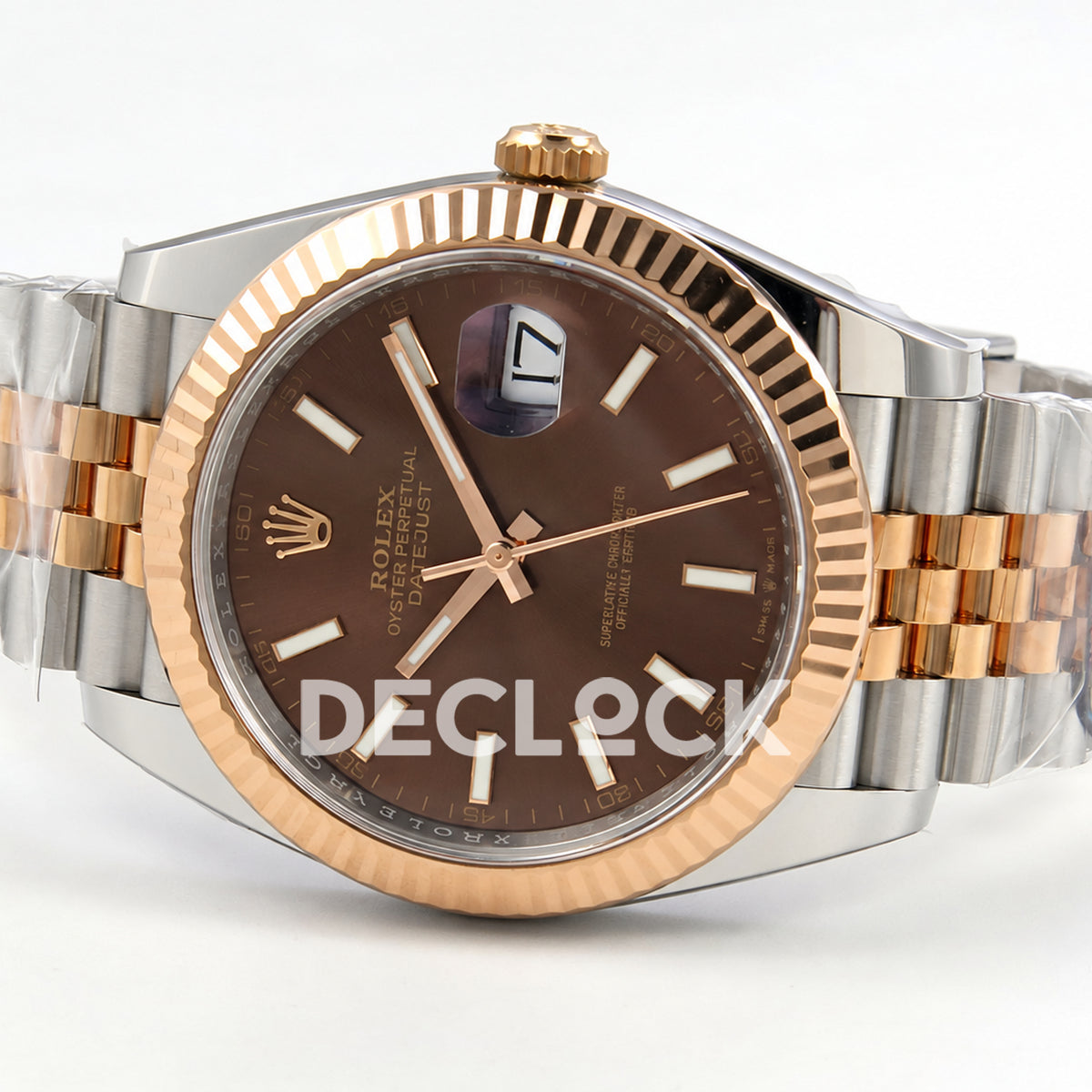 Rolex Datejust 41 126331 Brown Stick Dial Jubilee VF DD3235
