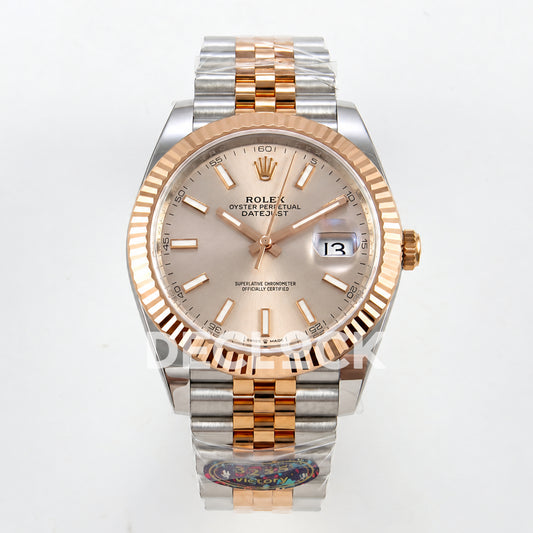Rolex Datejust 41 126331 Rose Gold Stick Dial Jubilee VF DD3235