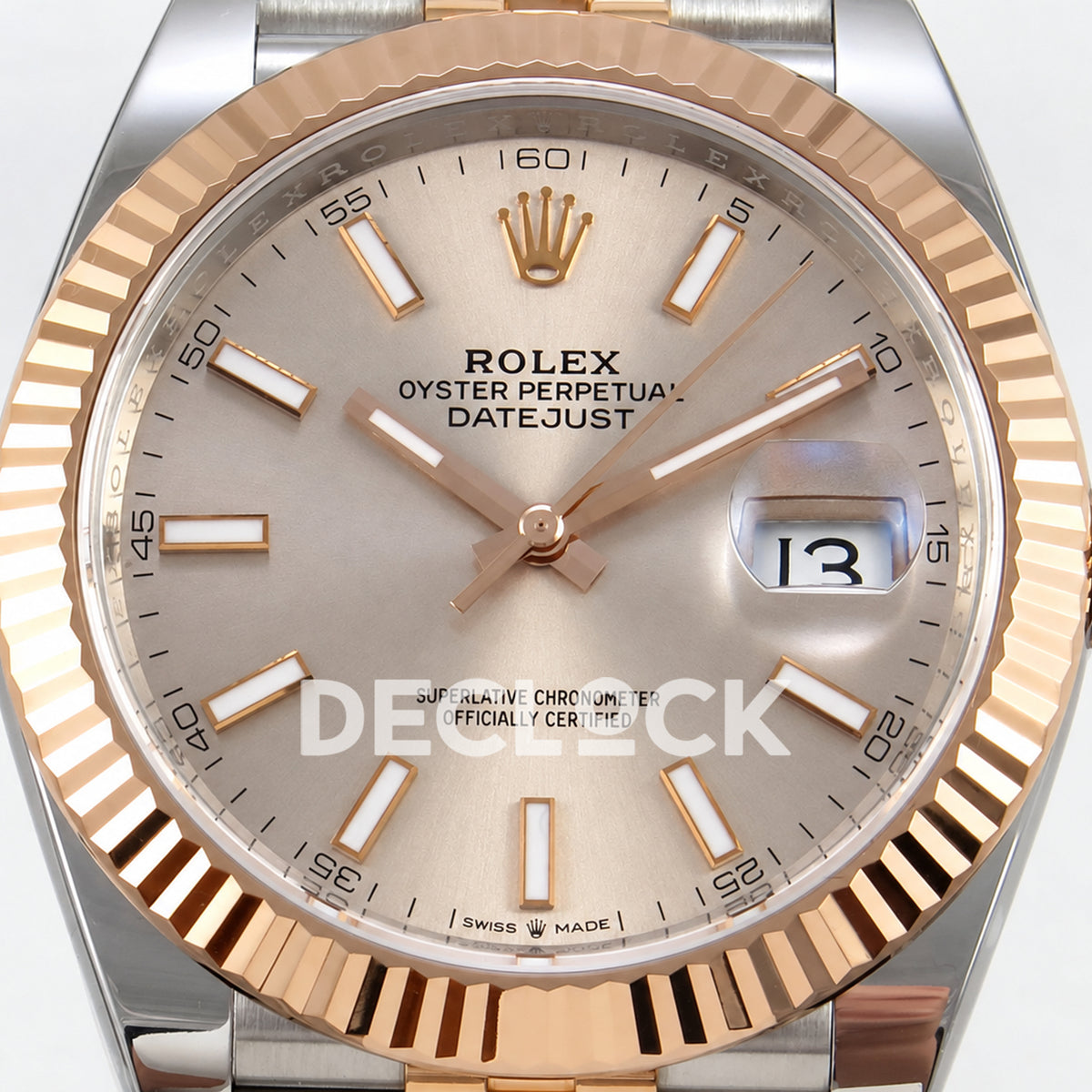 Rolex Datejust 41 126331 Rose Gold Stick Dial Jubilee VF DD3235