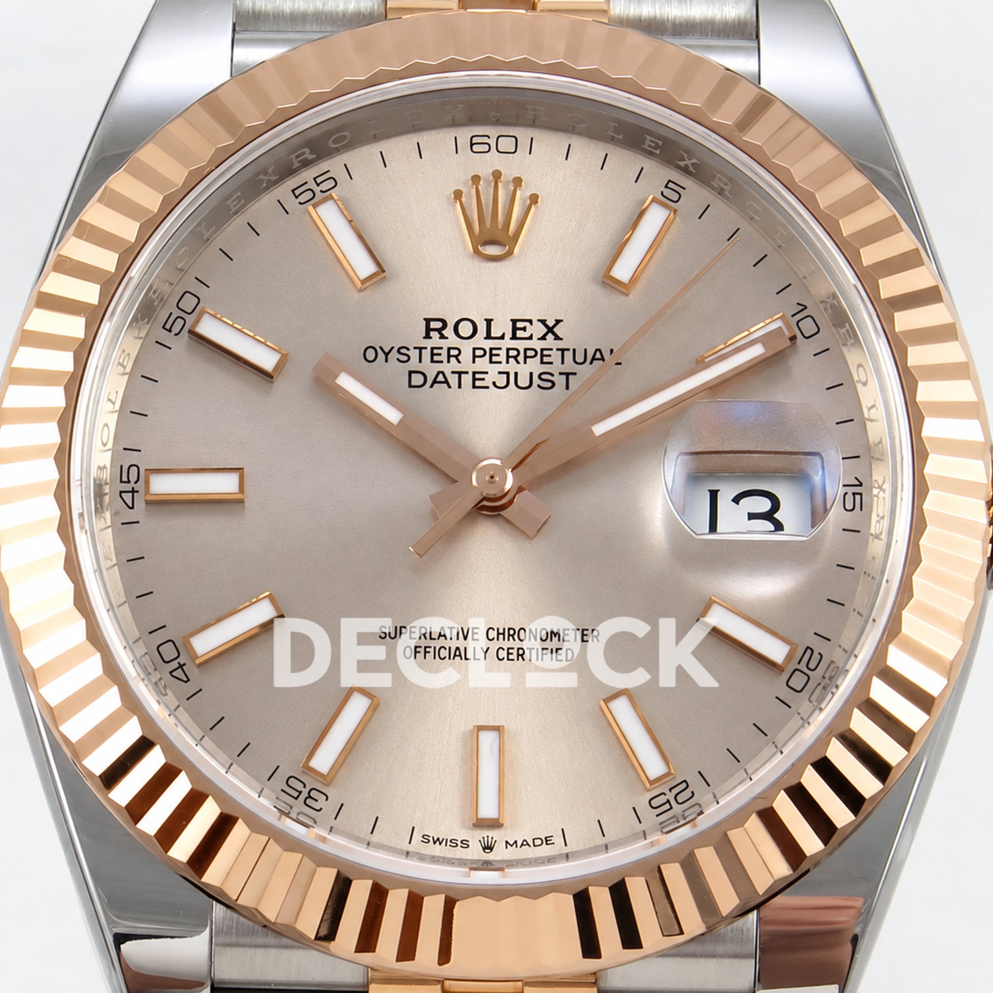 Rolex Datejust 41 126331 Rose Gold Stick Dial Jubilee VF DD3235