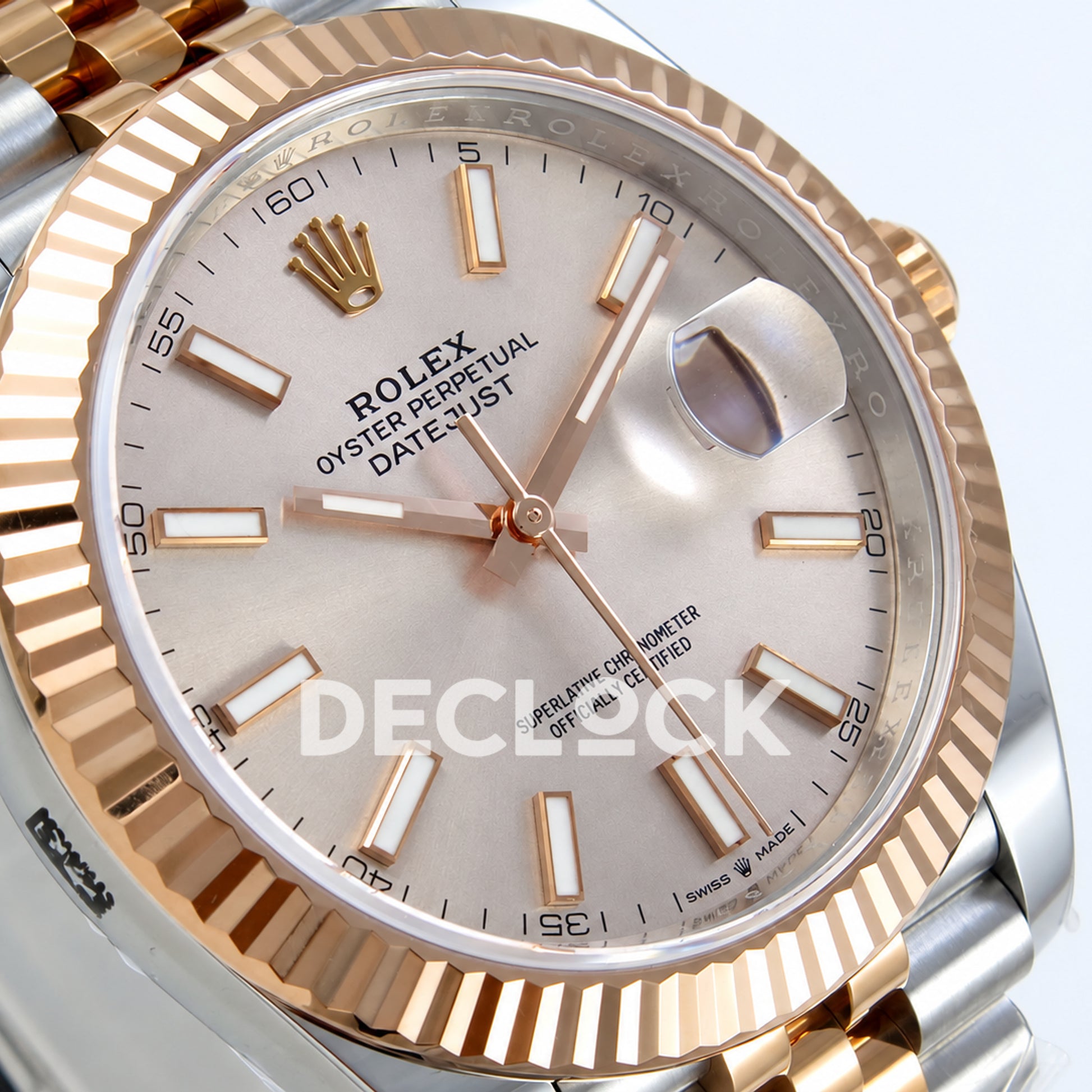 Rolex Datejust 41 126331 Rose Gold Stick Dial Jubilee VF DD3235